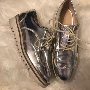 Zara Platform Brogues